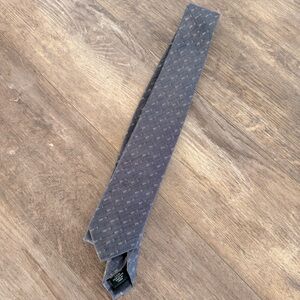 J. Crew Chambray Denim Cotton “Arrow” Slim 2.5” Wide Casual Tie